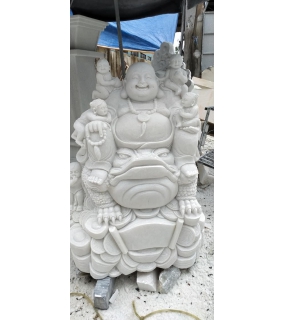 Tượng Phật di lạc ngũ quỷ nhựa Composite
