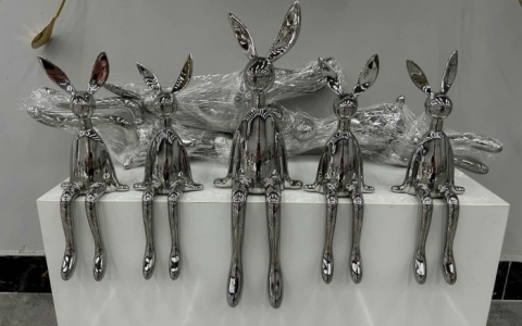 Điêu khắc tượng inox trang trí nghệ thuật độc đáo, chất lượng