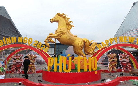 Cách chọn kích thước mô hình chữ tết theo mặt bằng 