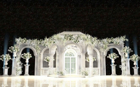 Cách chọn kích thước backdrop cưới phù hợp không gian 