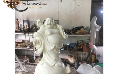 Tìm nơi đúc tượng Phật Di Lặc composite tinh xảo ở đâu?