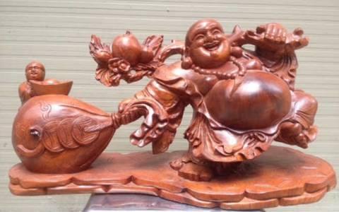 Ứng dụng tượng Phật Di Lặc trong trang trí nội thất