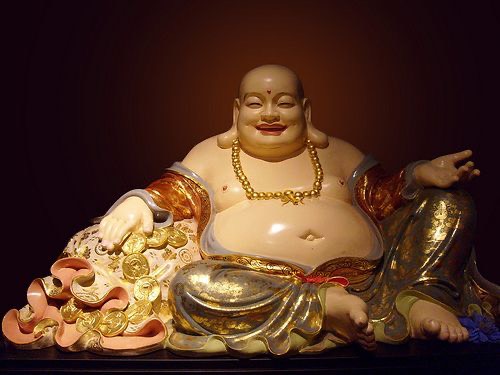 Điêu khắc tượng Phật Di Lặc nhựa composite