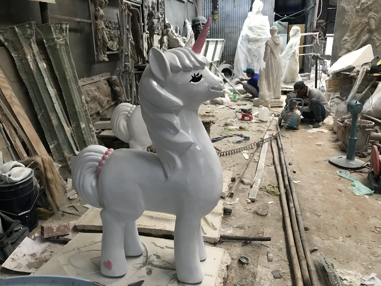 mô hình mút xốp ngựa pony