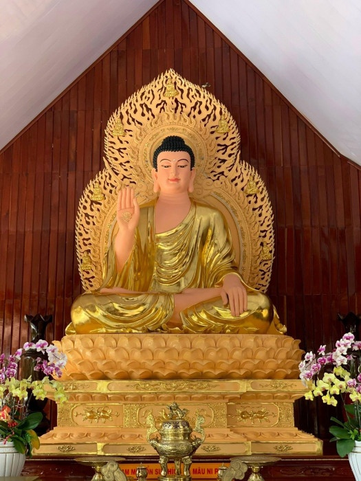 Sản xuất tượng Phật A Di Đà composite giá tốt