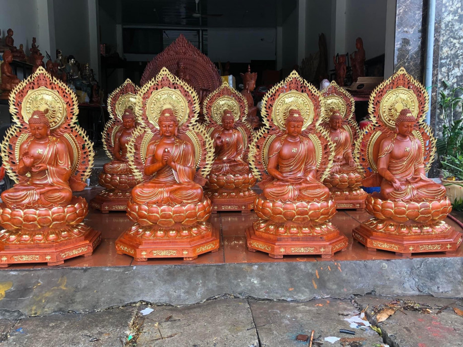 Sản xuất tượng Phật Adida composite theo yêu cầu