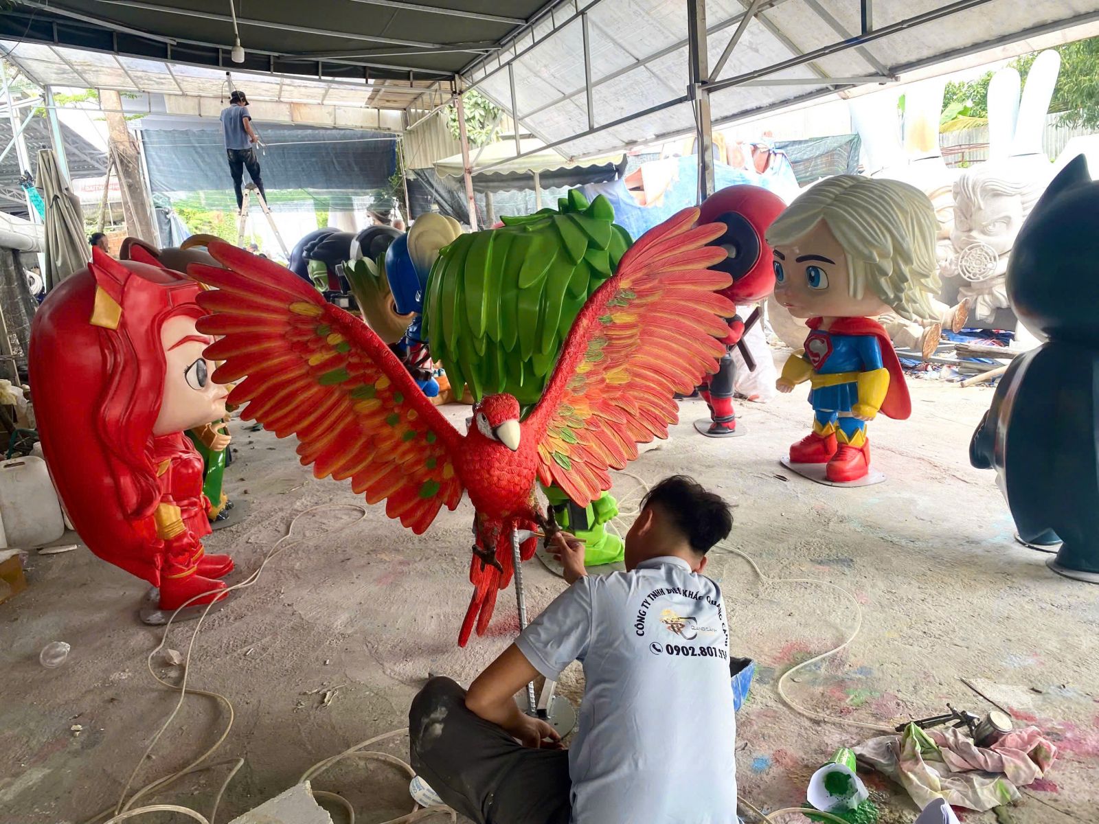 tượng decor composite