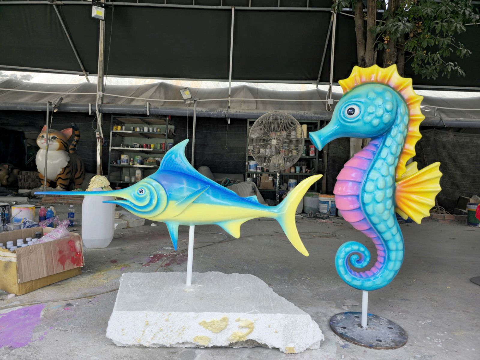 tượng decor composite