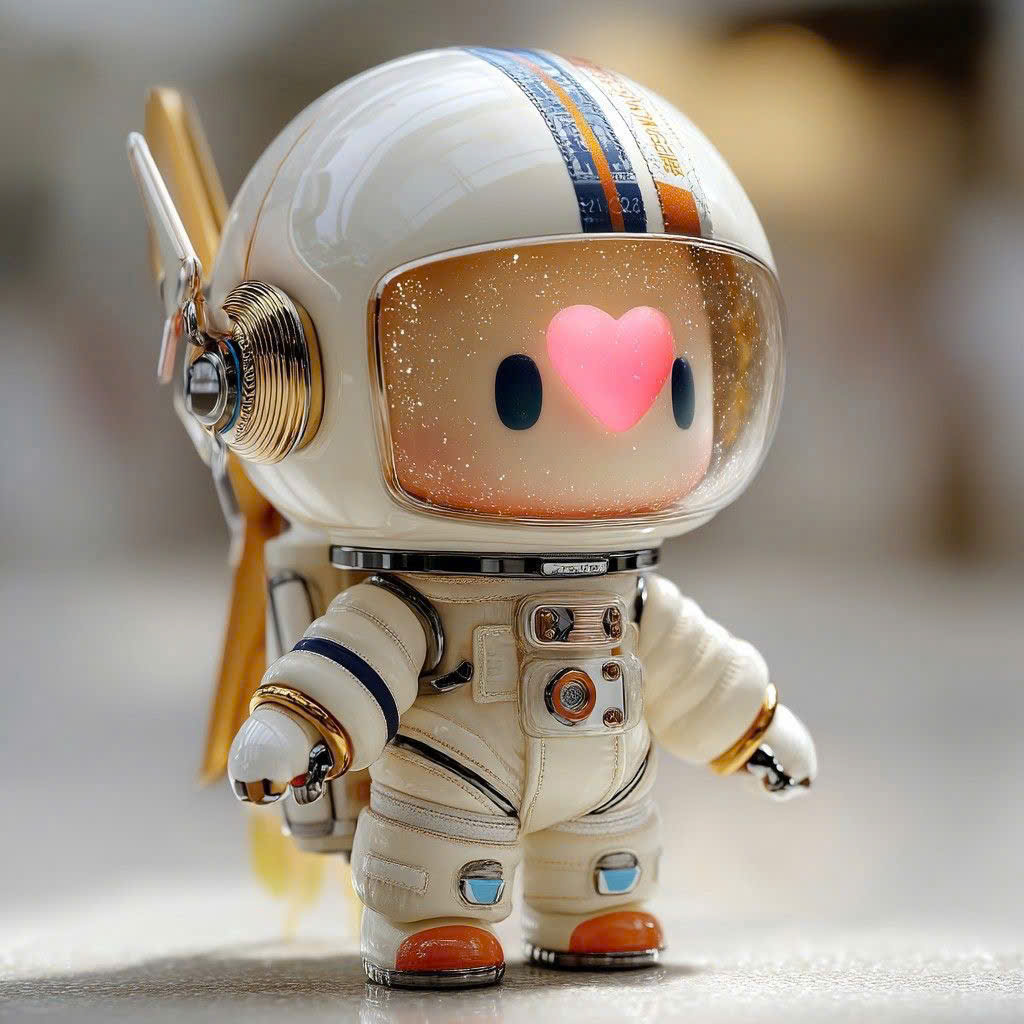 tượng phi hành gia composite