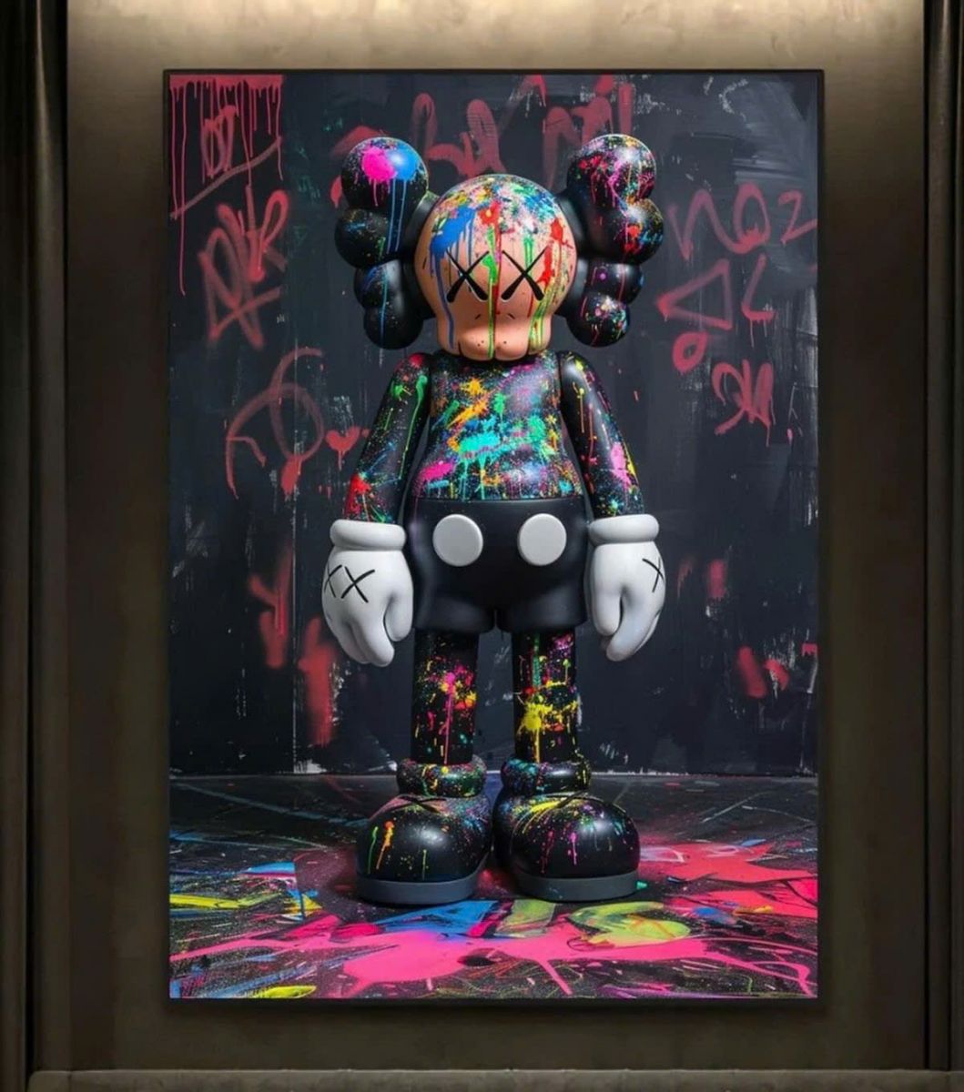 tượng kaws composite