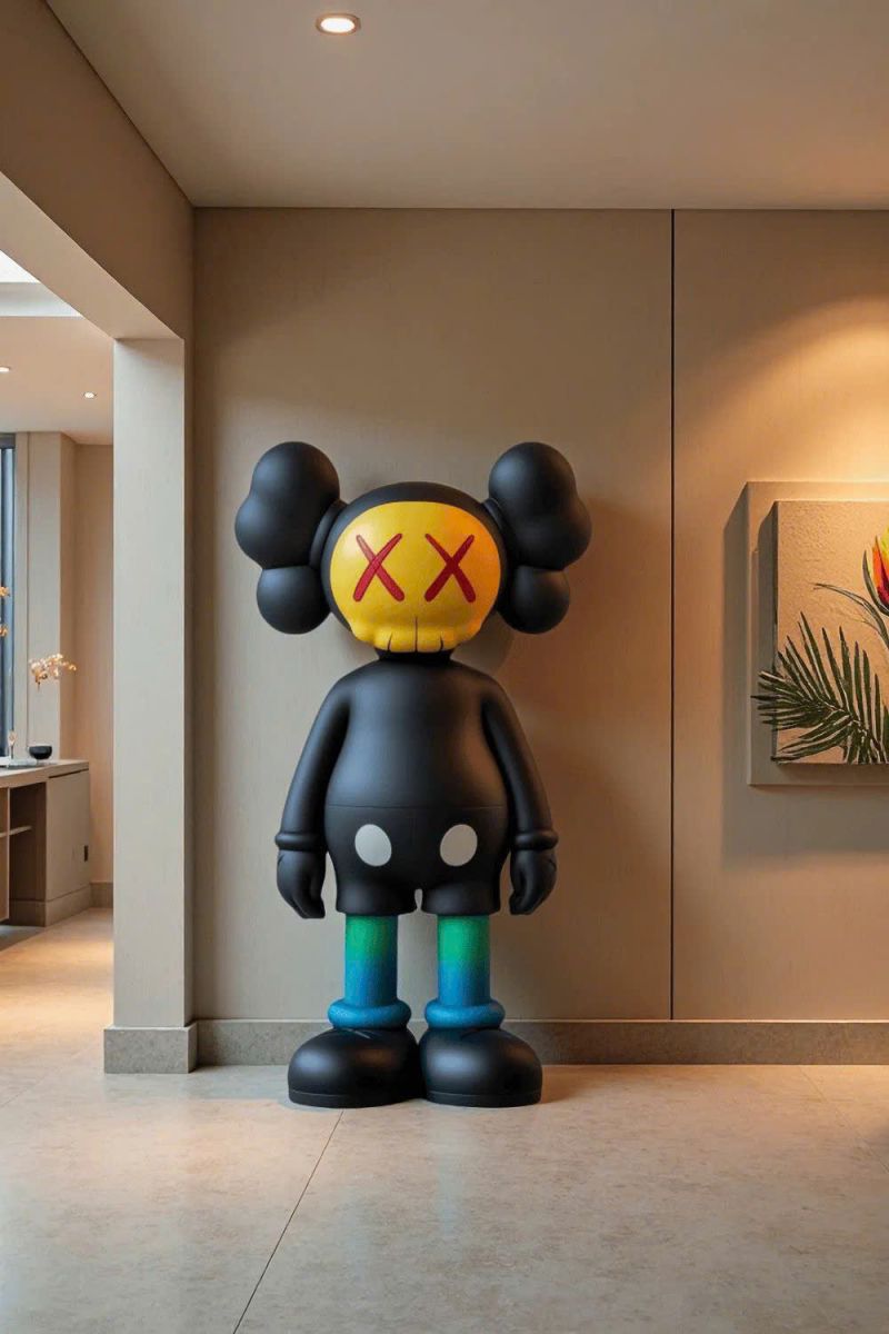 tượng kaws composite