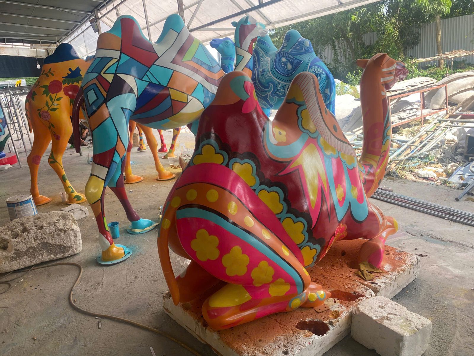 tượng composite trang trí