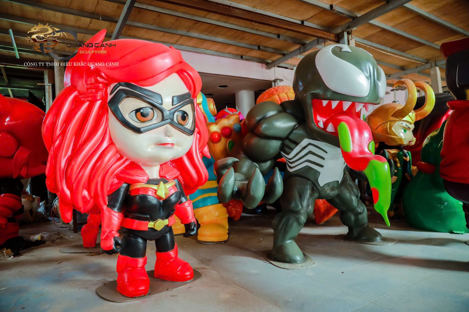  Mô hình nhân vật hoạt hình và siêu anh hùng