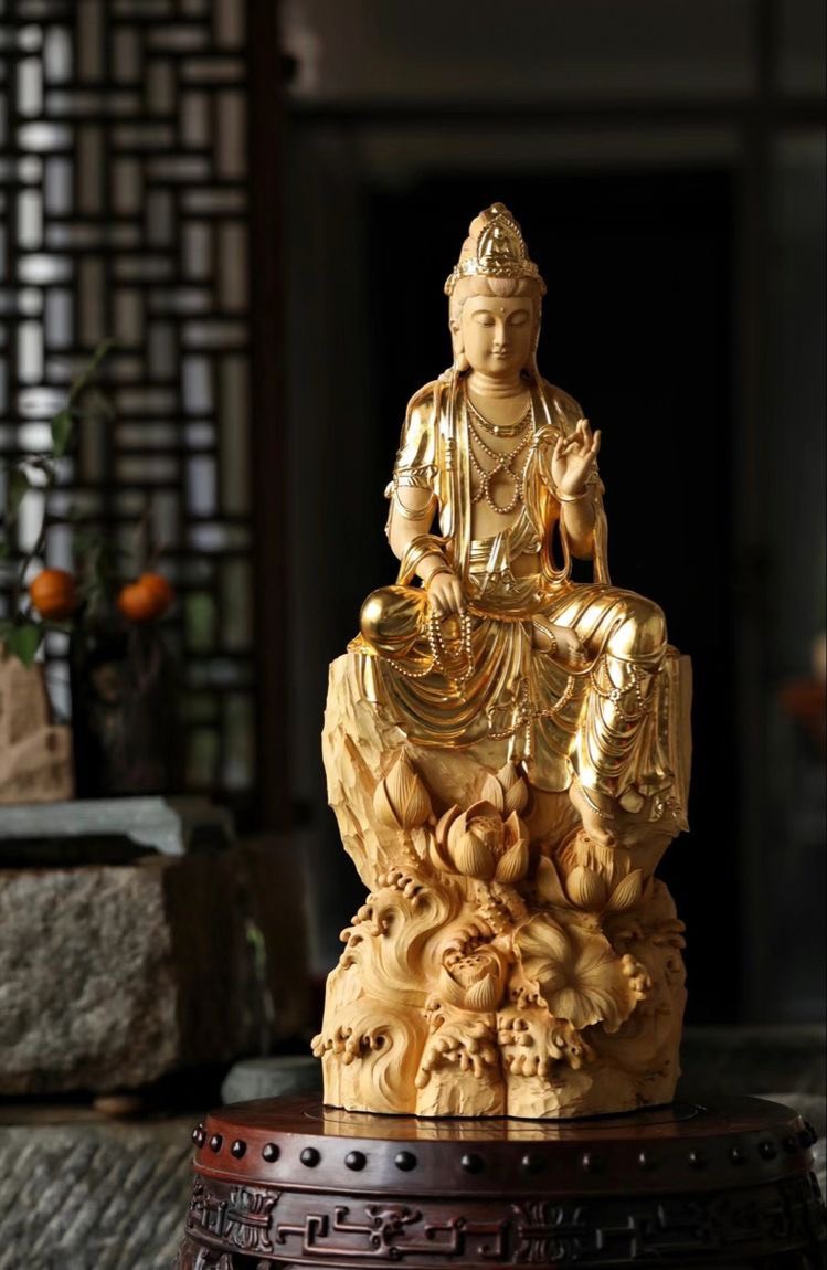 Tượng Phật Quan Âm composite