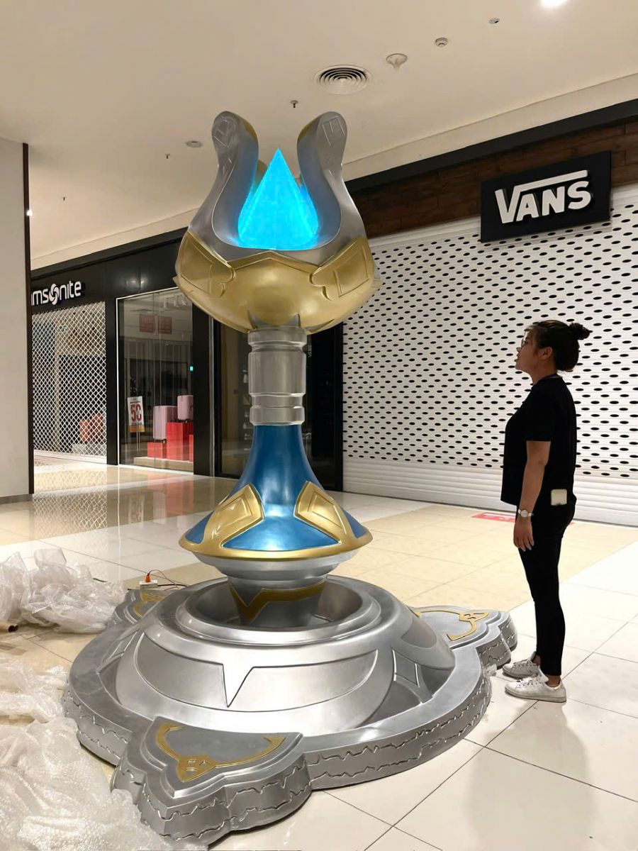 thi công tượng nhựa composite trong khách sạn