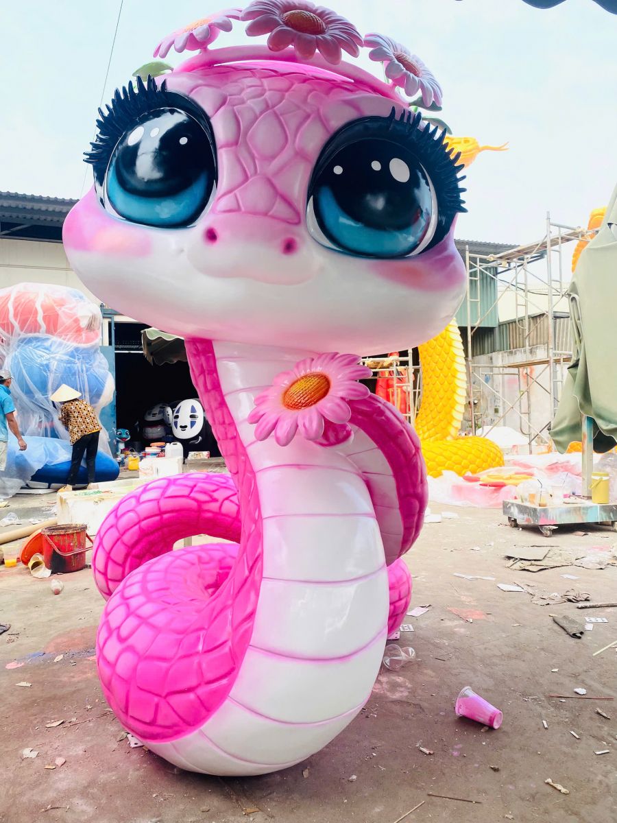 quy trình sơn hoàn thiện tượng tết