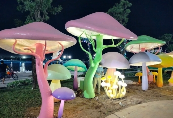 Chuyên Sản Xuất Mô Hình Nấm Composite Trang Trí Công Viên, Sân Vườn Tại Hóc Môn