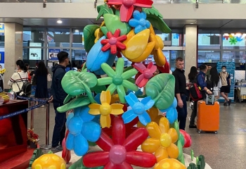 Ứng dụng của điêu khắc mô hình mút xốp trong trang trí sự kiện, trung tâm thương mại, lễ hội