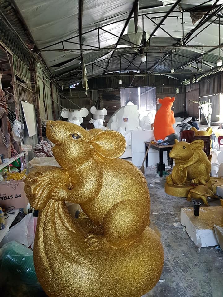 Mô Hình Chuột Trang Trí Tết