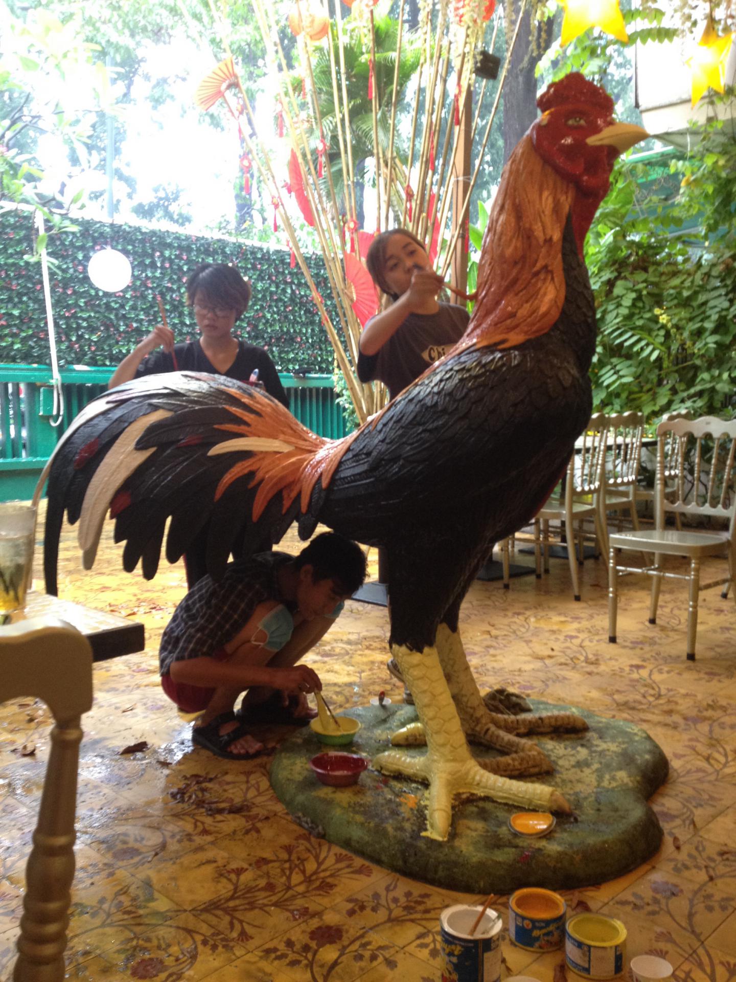 Tượng Gà Trống Trang Trí