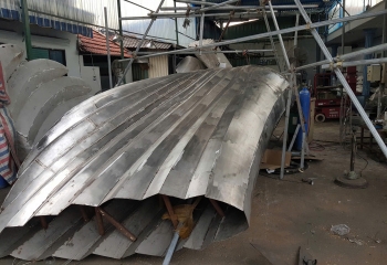 Mô hình tượng inox trang trí khuôn viên quảng trường đẹp, độc đáo